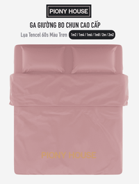 Ga Giường lụa Tencel 60s màu trơn bo chun đủ kích thước