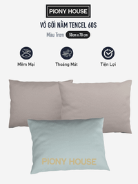 Vỏ Gối Nằm Lụa Tencel 60s Size 50×70 cm Cao Cấp Đủ Màu